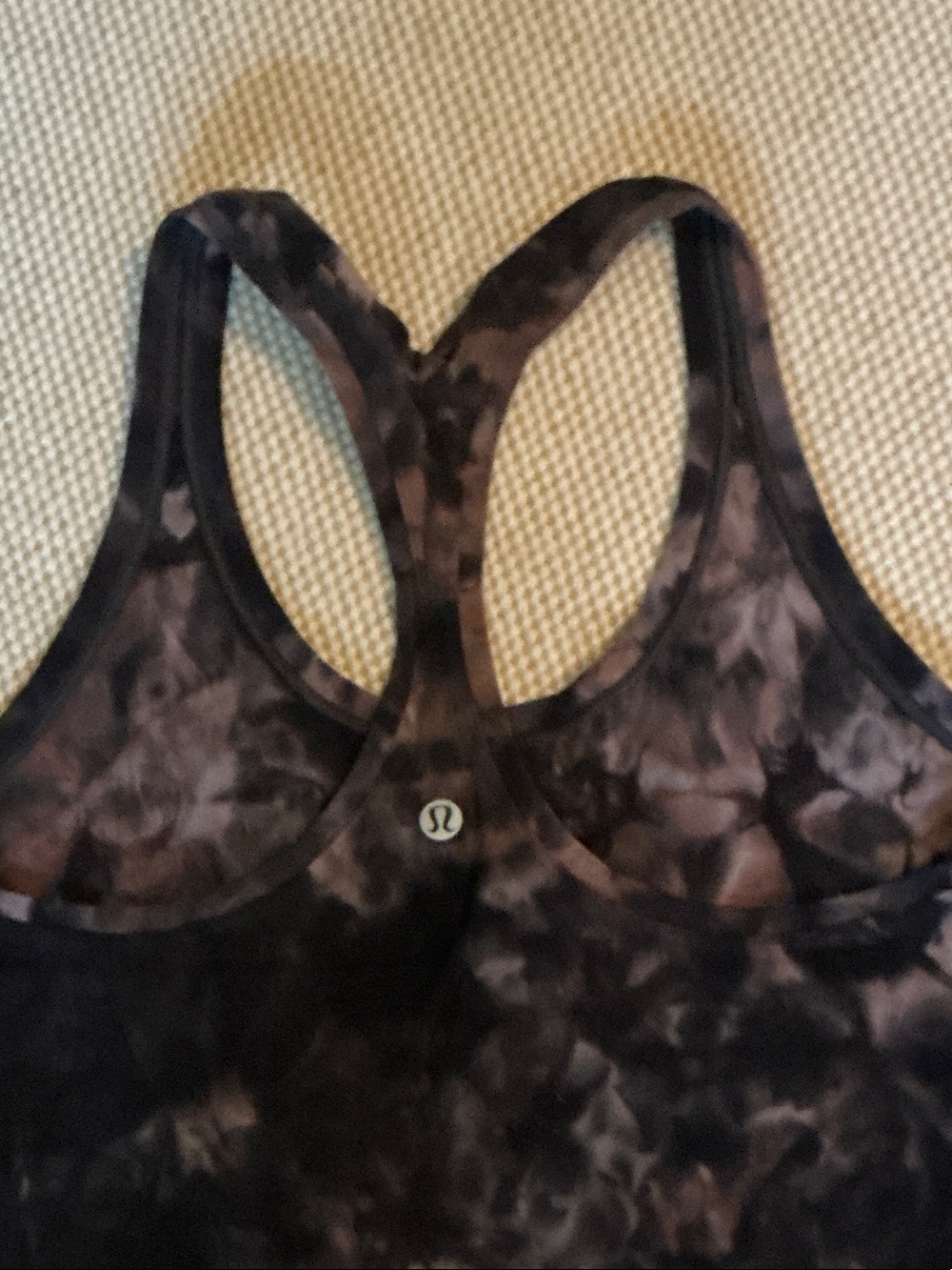 lululemon athletica Cool Racerback Tank Black, Pink & Charcoal Marble - Picture 5 of 5